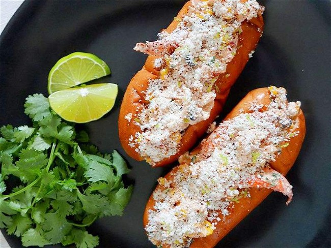 Image of Elote Lobster Roll Recipe