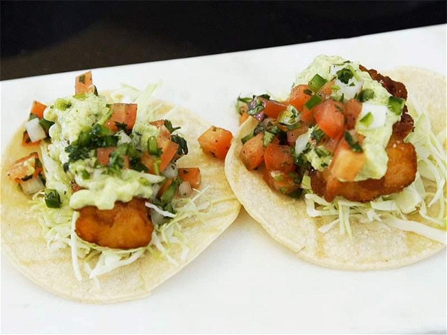 Image of Fish Tacos Recipe by Chef Jordan Andino