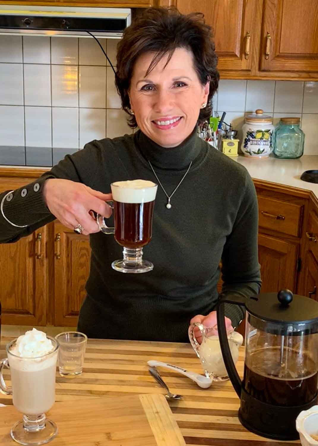 Irish Coffee and Bailey's Irish Coffee