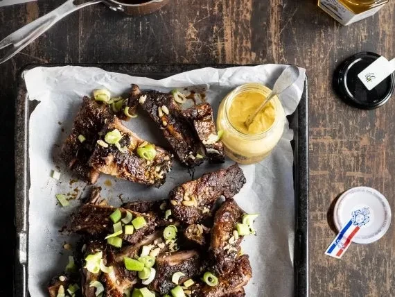 Image of Sticky Honey Mustard Ribs