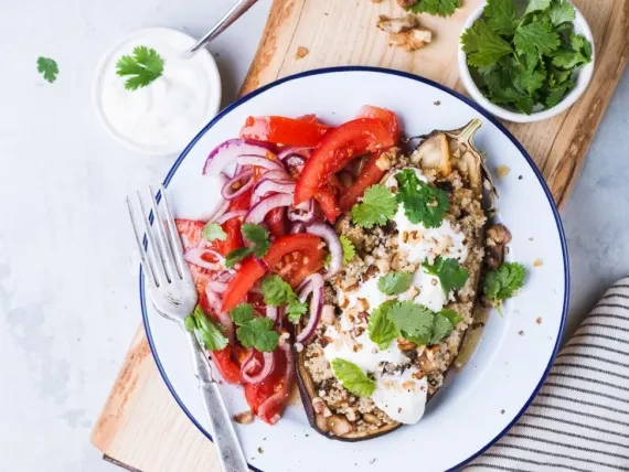 Image of Stuffed Aubergine