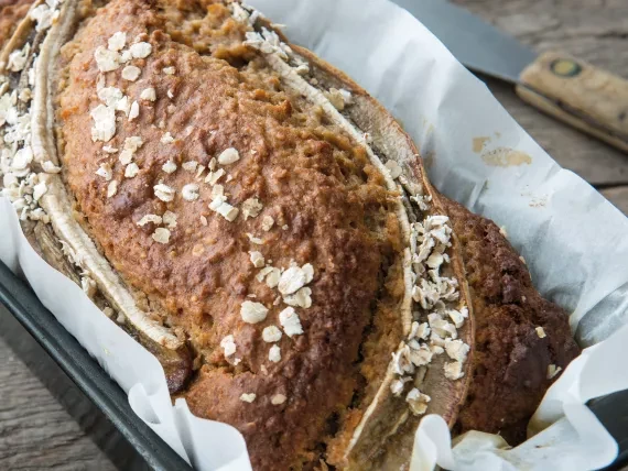 Image of Honey & Oat Banana Bread