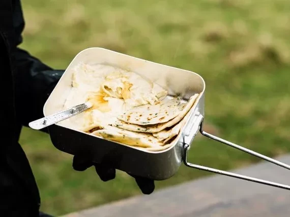 Image of Hummus & Coriander Flatbreads