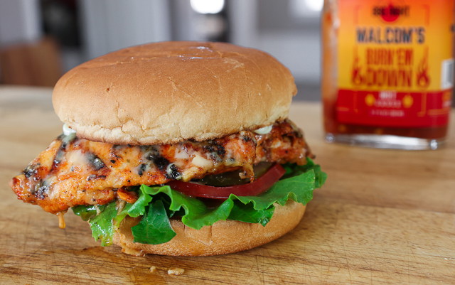Burn 'em Down Chicken Sandwich