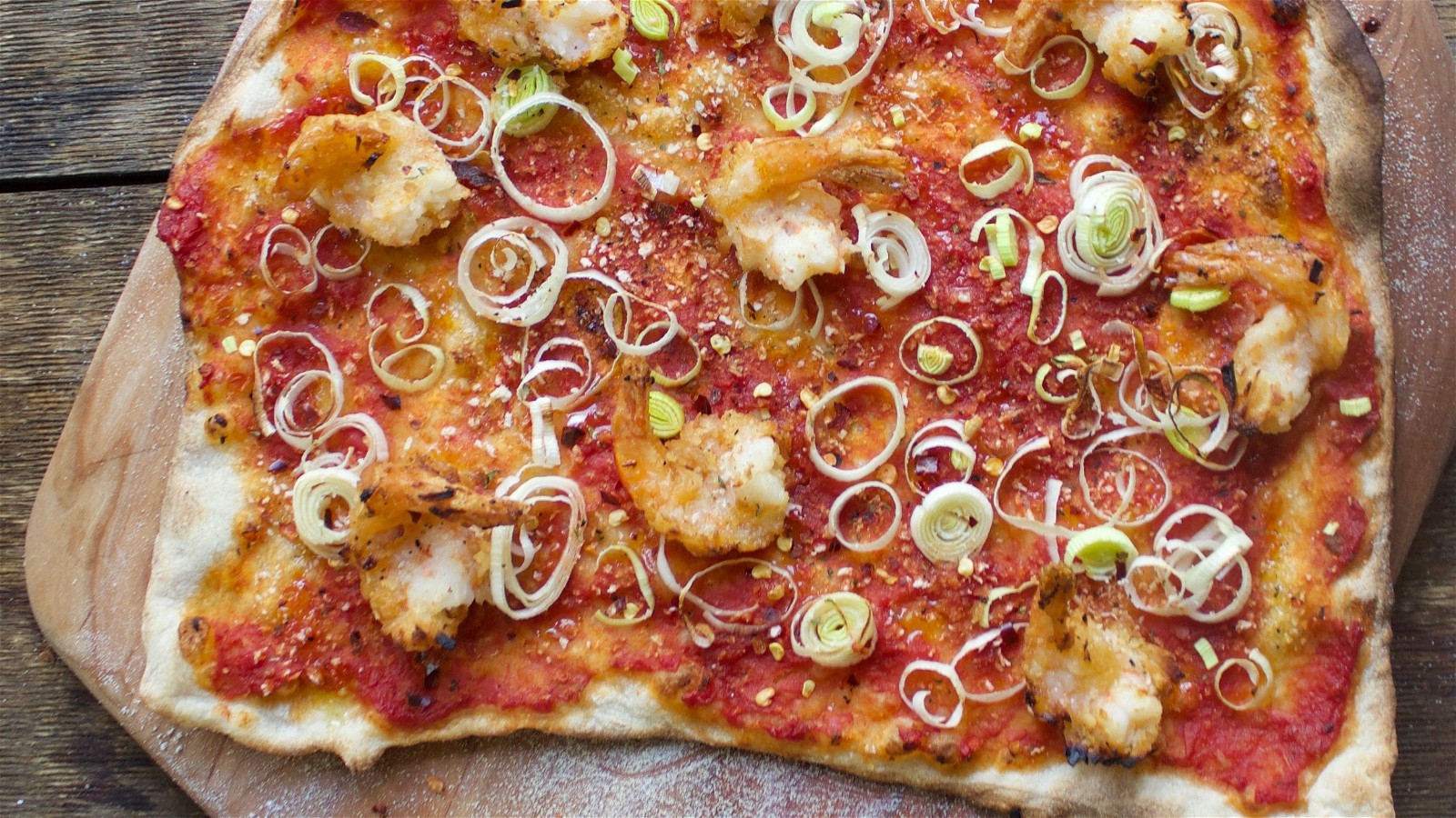 Image of Spicy Coconut Shrimp Pizza