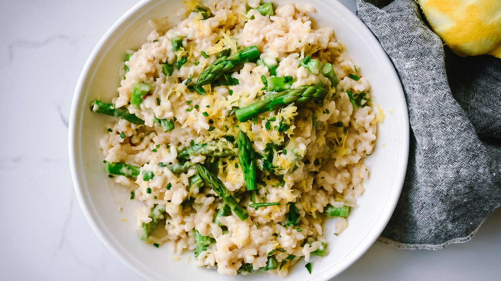 Image of Asparagus and Parmesan Risotto with No Salt Lemon Pepper