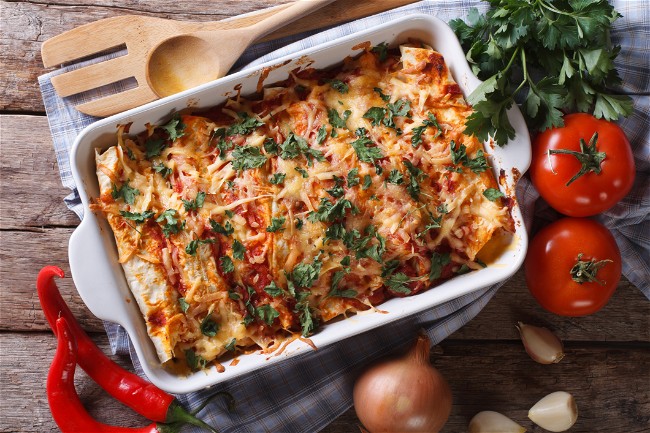 Image of Homemade Beef Enchiladas 