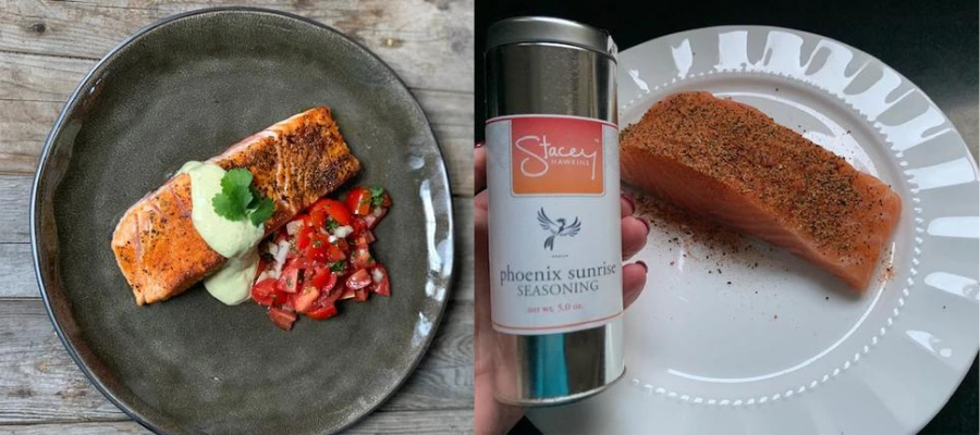 Tex-Mex Seared Salmon