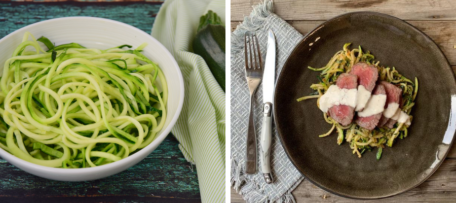 Roasted Garlic Zoodles