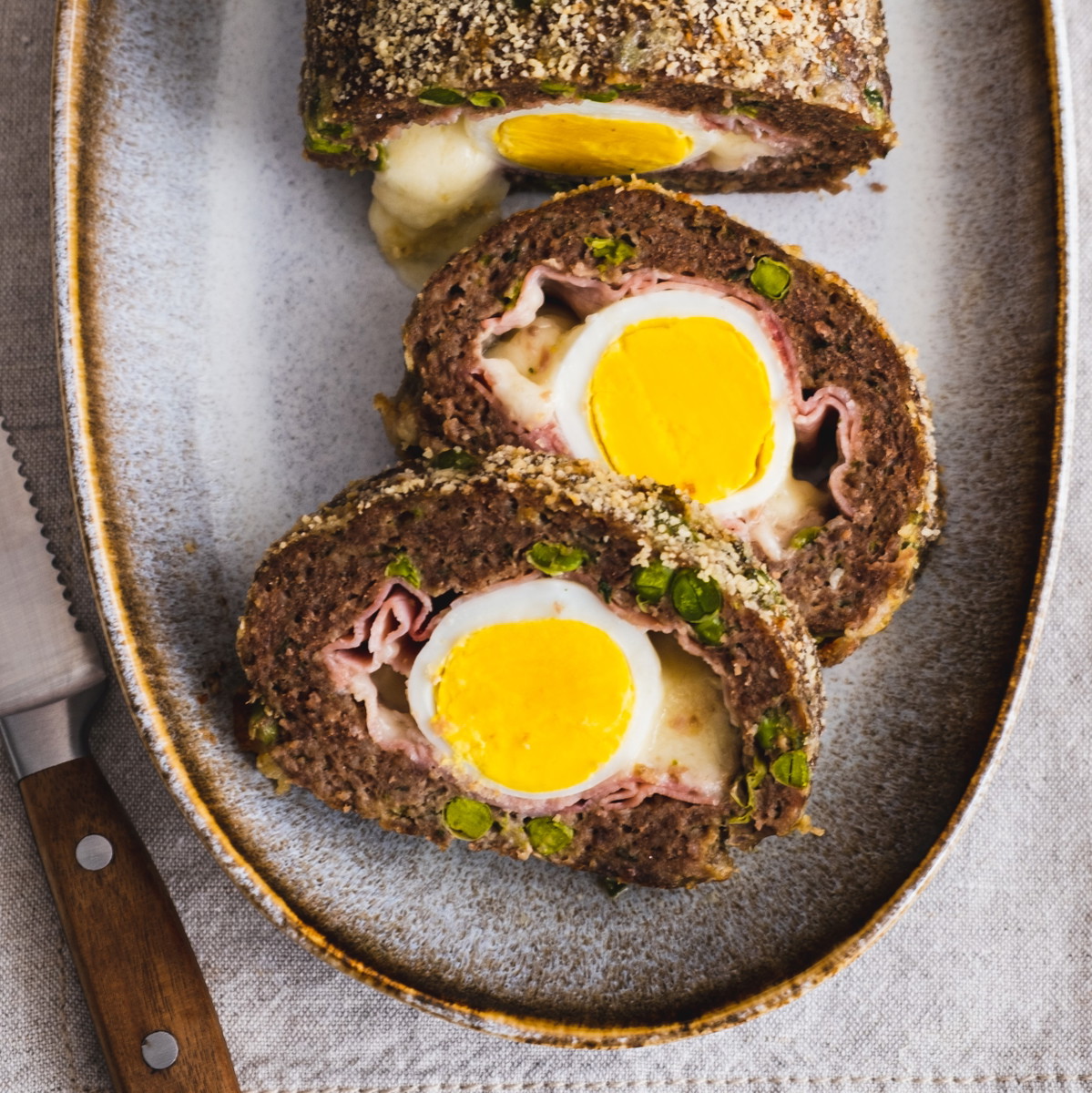 Polpettone Siciliano - Sizilianischer Hackbraten