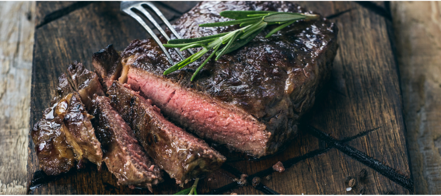 Dijon and Garlic Crusted Flank Steak