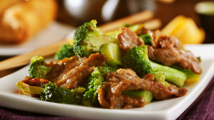 Orange Scented Beef and Broccoli