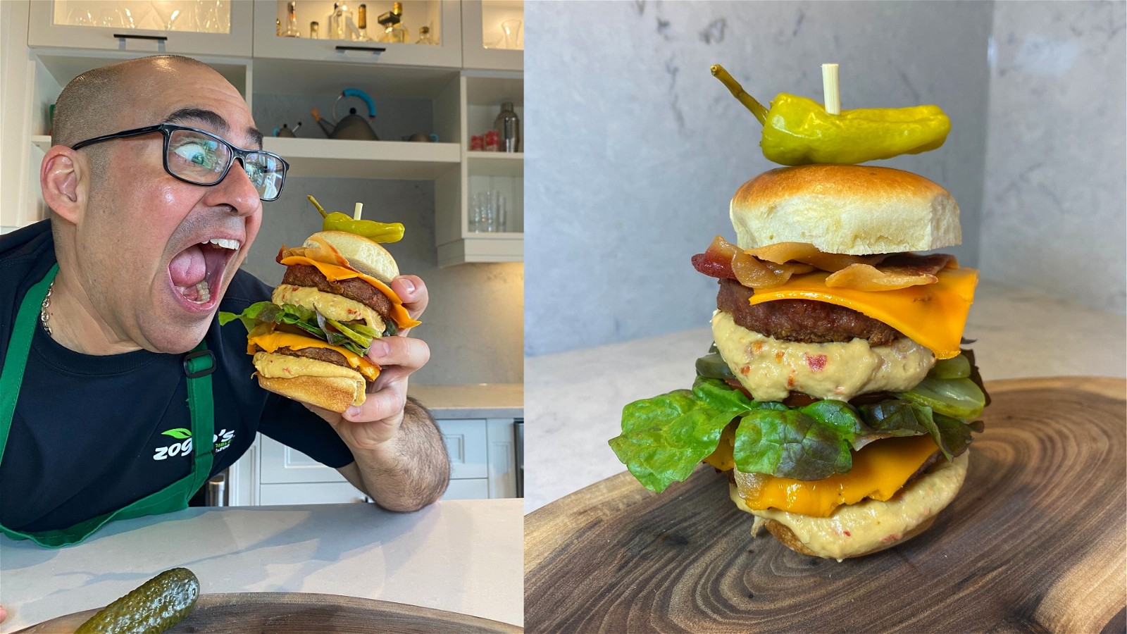 Image of Double Plant Based Bacon Cheese Burger