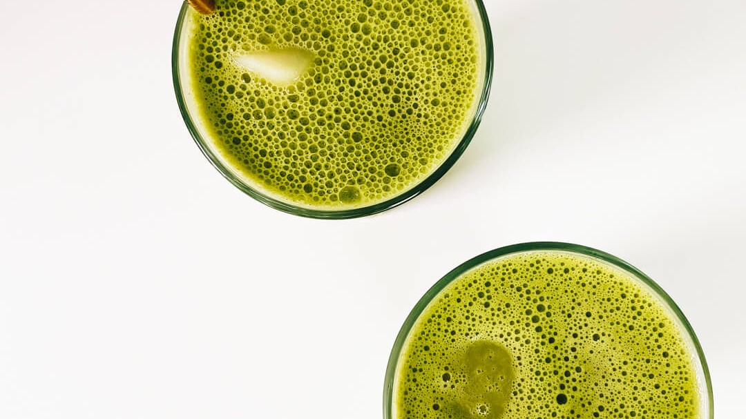 Image of Super Green Iced Matcha Latte with Best Start!