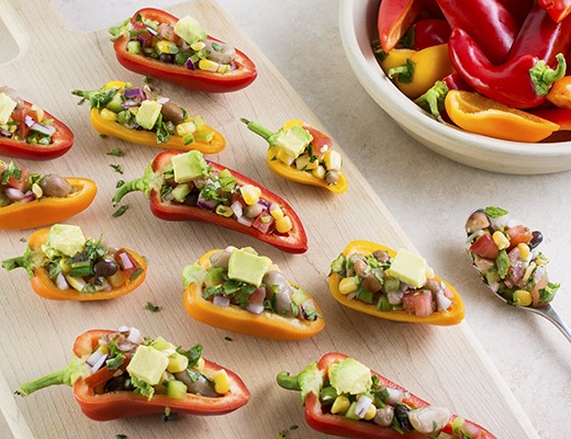 Image of Spicy Cowboy Caviar Filled Veggie Sweets
