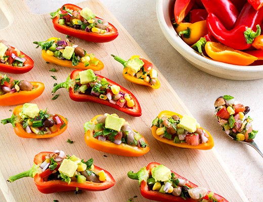 Image of Spicy Cowboy Caviar Filled Veggie Sweets