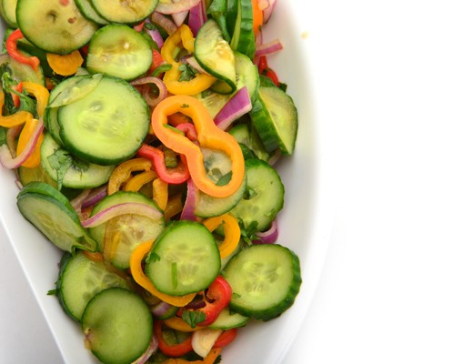 Image of Spicy Cucumber and Veggie Sweet Salad