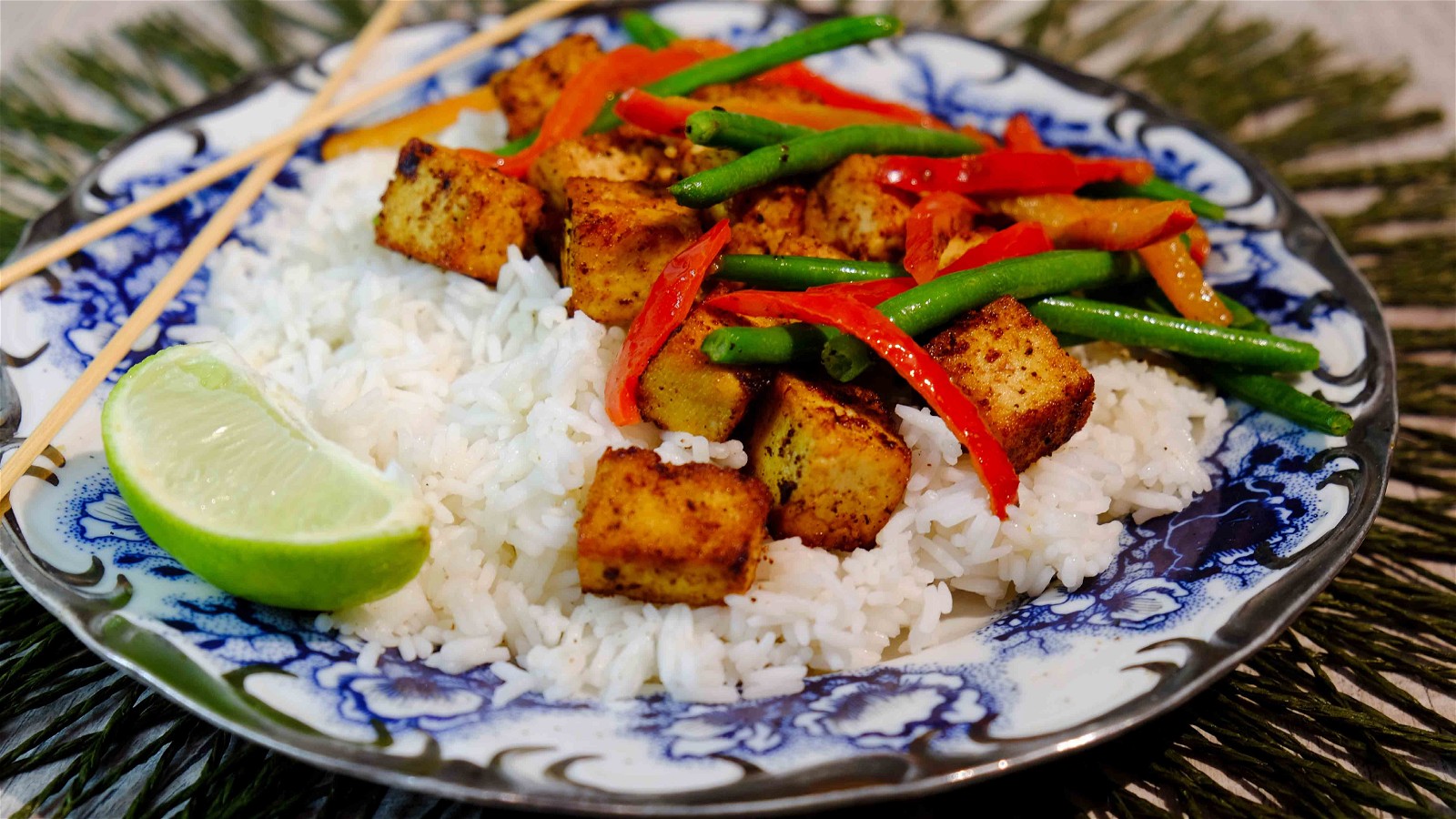 Image of Tofu marinat stir-fry