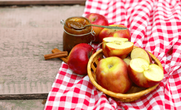 Image of Canning apples is a great way to preserve the fresh...
