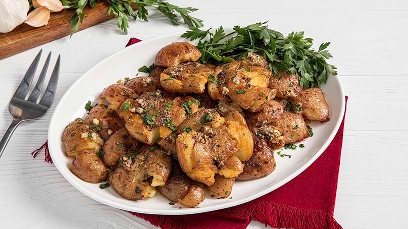 Image of Crispy Smashed Roast Potatoes