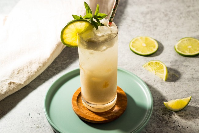 Image of Ginger Lemongrass Coconut Mocktail