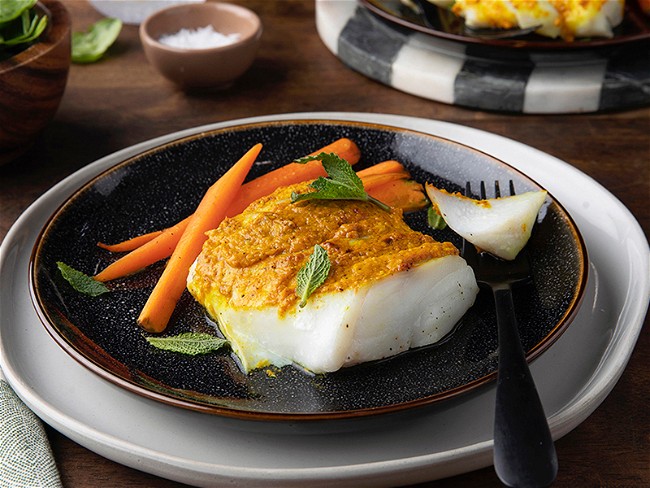 Image of Ginger & Turmeric Baked Cod Recipe