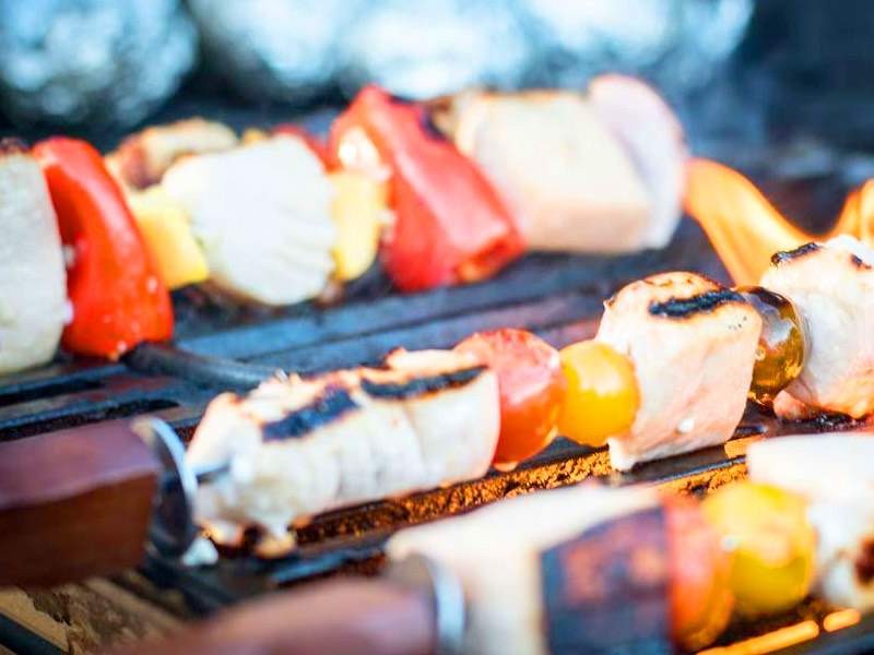 Skewered Swordfish with Bay and Lemon Recipe – Sunset Magazine