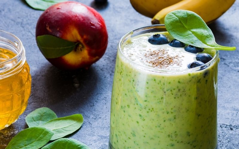 Blueberry And Spinach Smoothie
