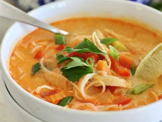 Image of Thai Chicken Noodle Soup