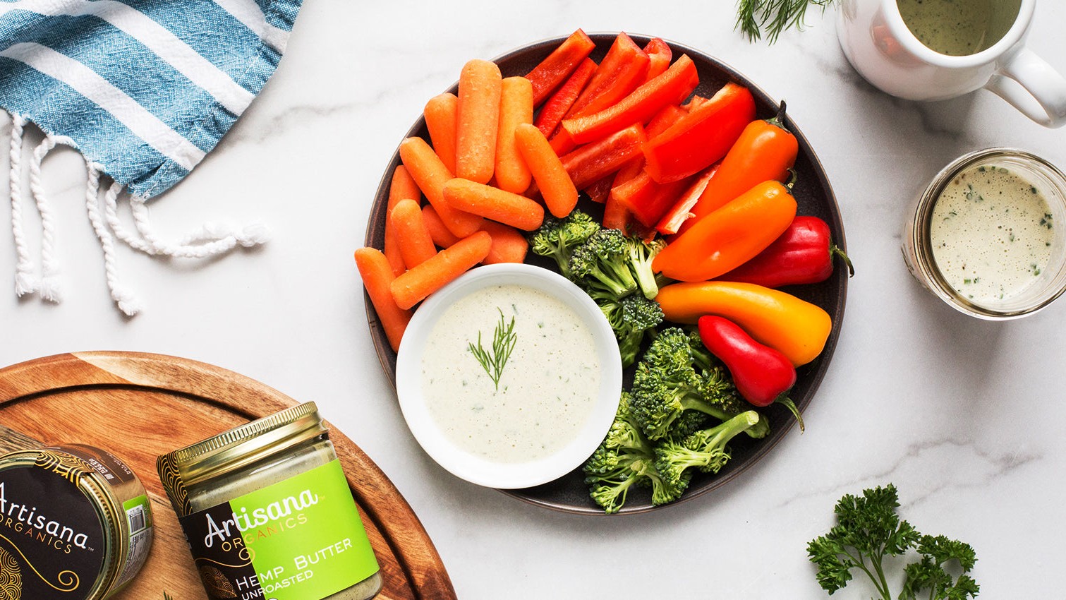 Image of Vegan Ranch Dressing with Hemp Butter