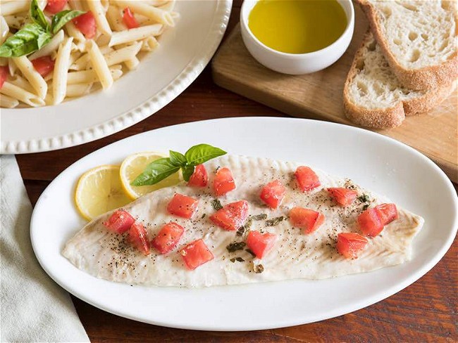 Image of Italian Style Flounder Recipe