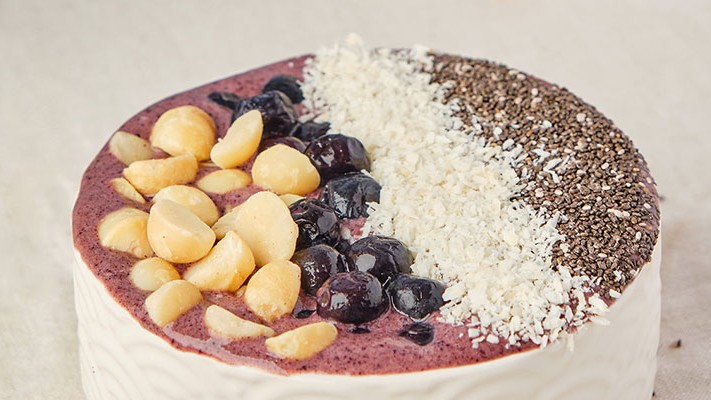 Image of Acai Bowl with Macadamia Nuts & Shredded Coconut