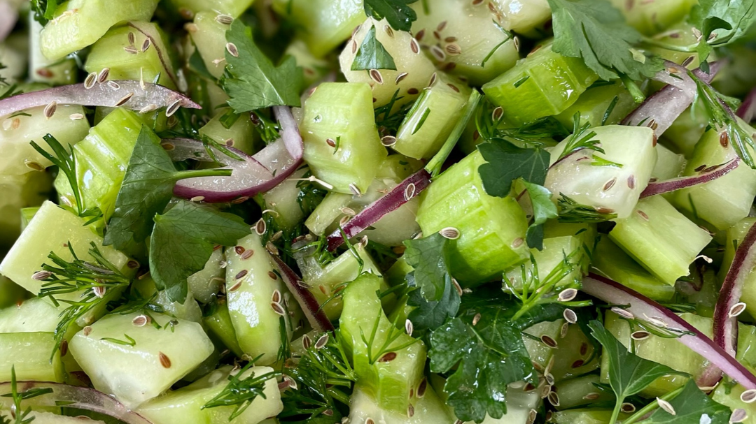 Image of Crunchy Dill Cucumber Salad