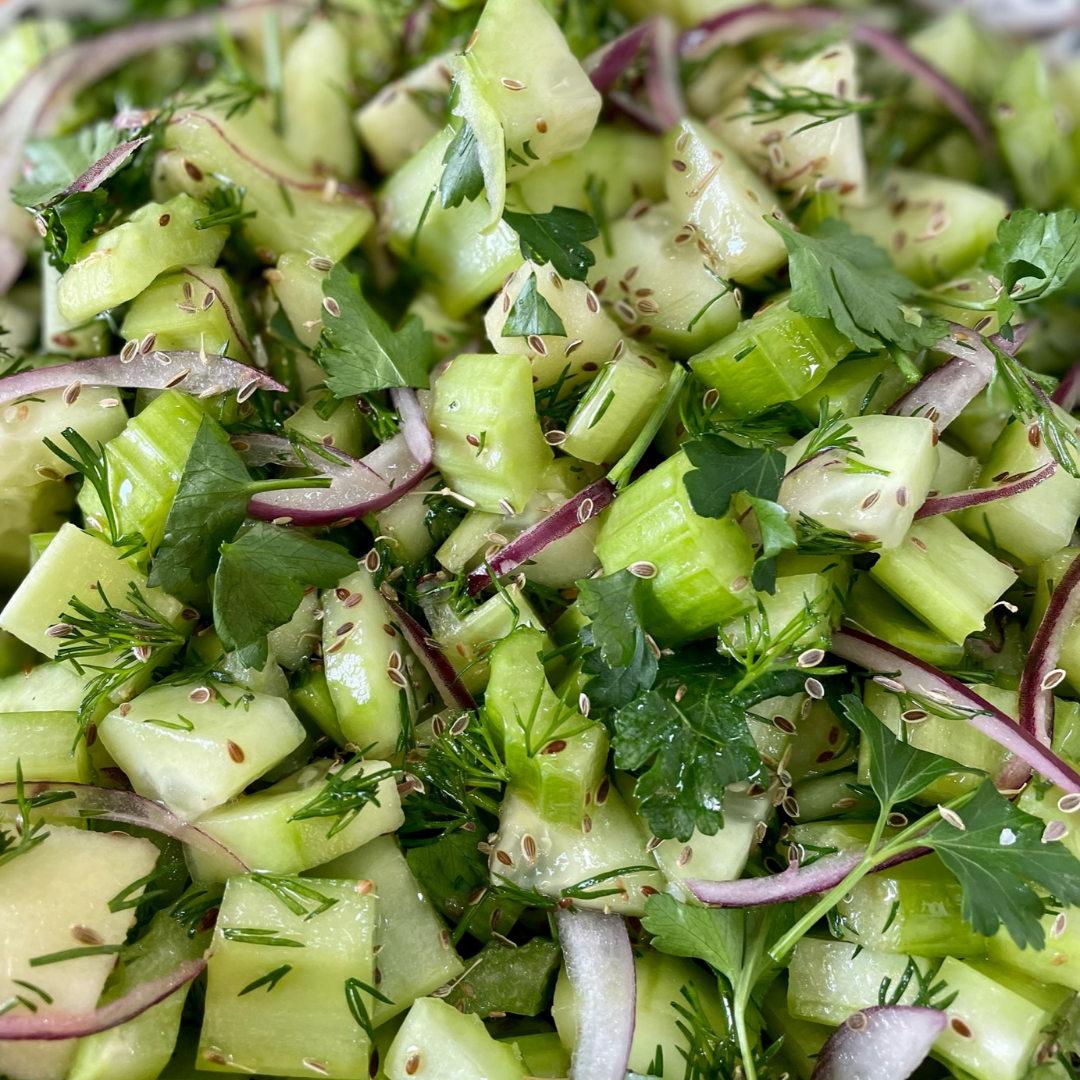 Crunchy Dill Cucumber Salad