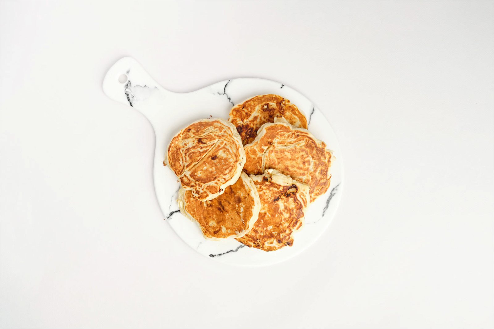 Image of Finally, plate your pancakes and serve them with your favourite...