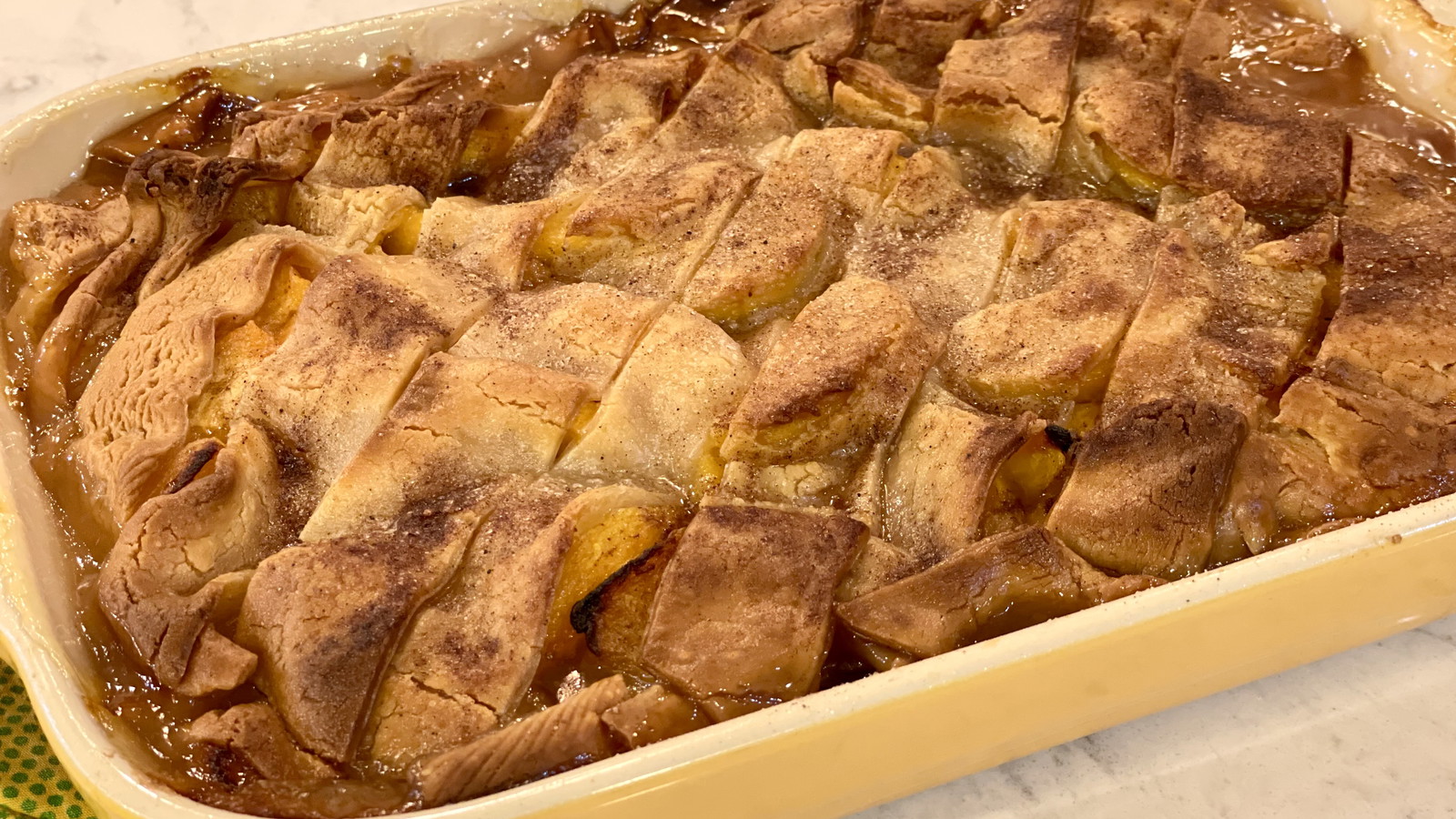 Image of Quick Peach Cobbler