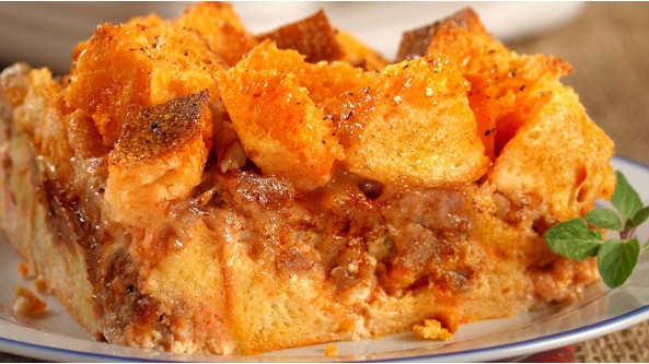Image of Cheese and Sausage Strata