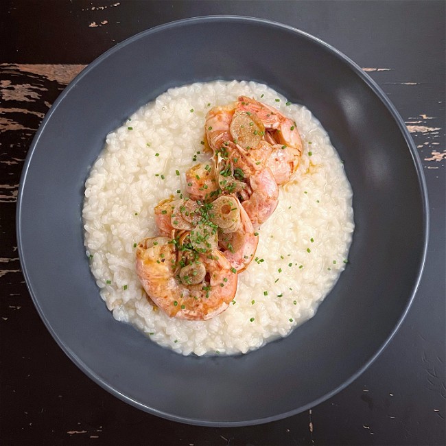 Image of Scampi with Lemon Risotto