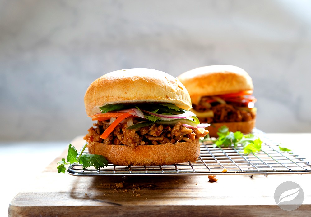 Image of Asian Sloppy Joes with Quick Pickled Veggies