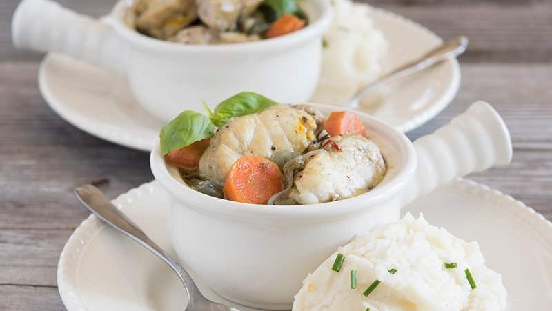 Monkfish Stew with Saffron Broth Recipe-image
