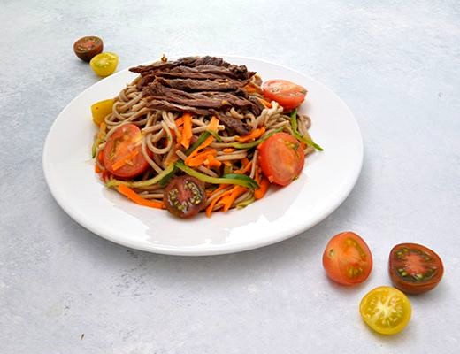 Image of Thai Beef Summer Soba Noodle Salad