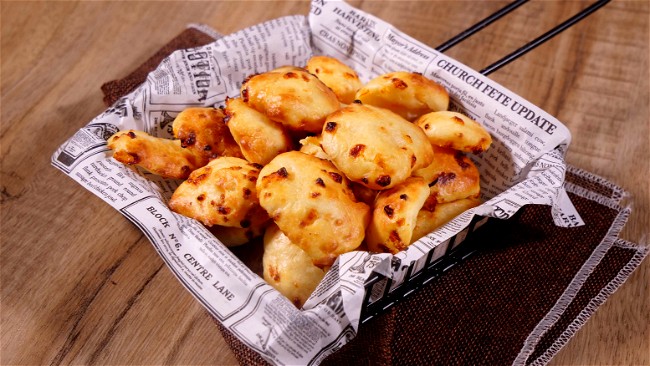 Image of Air fryer Cheese Garlic Drop Biscuits