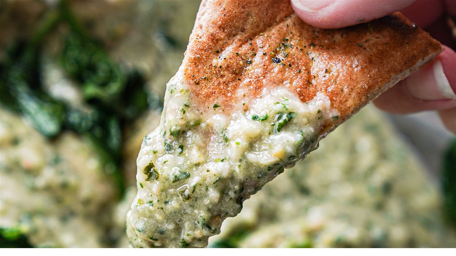 Image of Tahini Vegan Spinach & Artichoke Dip 