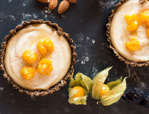 Image of Vegan Goldenberry Tarts