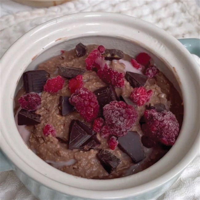 Image of Chocolate Brownie Batter Baked Oats