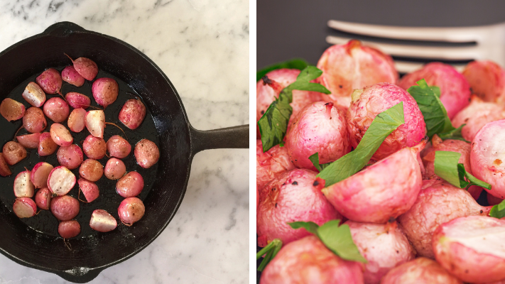 Image of Roasted Red Radishes a Lean and Green Recipe