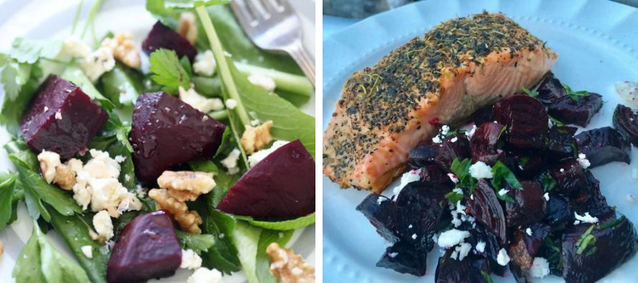 Lemony Roasted Beets