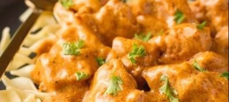 Creamy Paprika Pork a Lean & Green Recipe