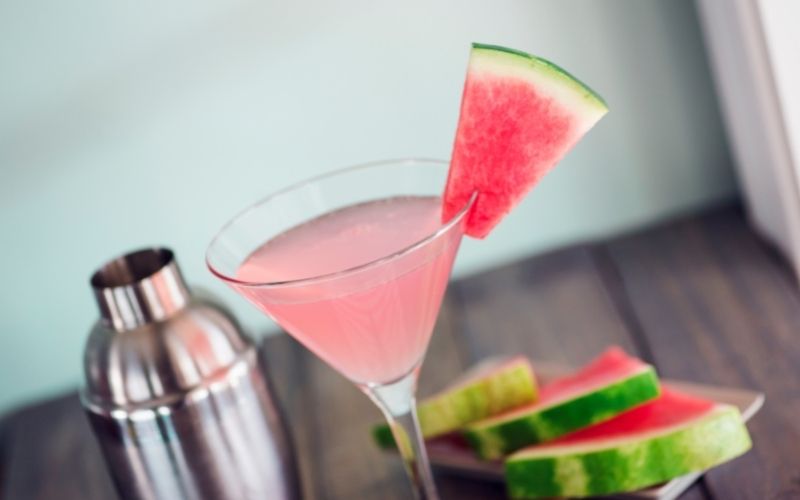 Guava Watermelon Martini
