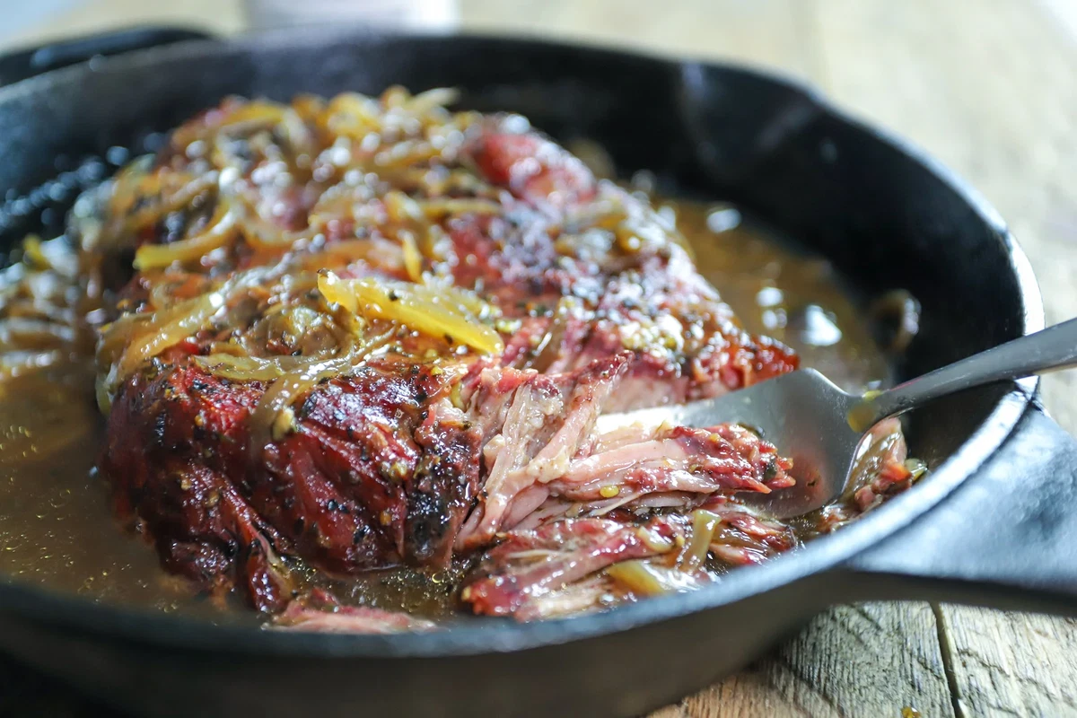 Smoked & Braised Chuck Roast